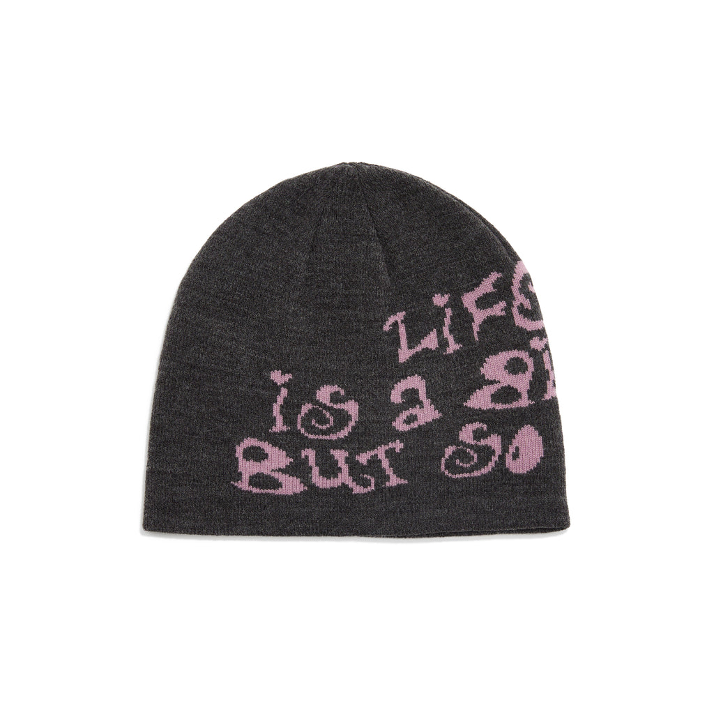 CARRYON 26 Pre-Spring Logo Knit Beanie 針織冷帽 灰粉