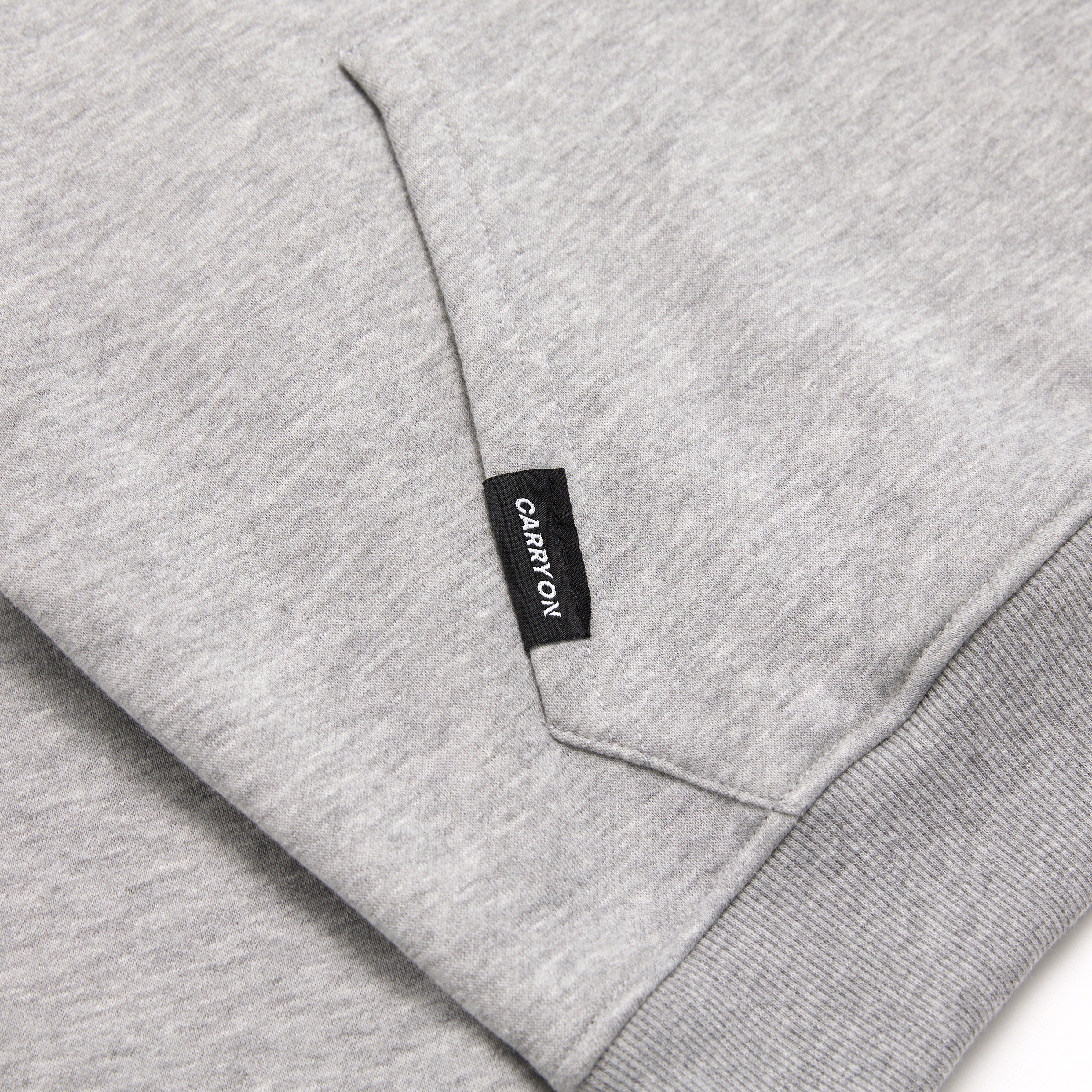CARRYON 26 Pre-Spring LIFE IS A BITCH Hoodie 內刷毛帽T  灰色